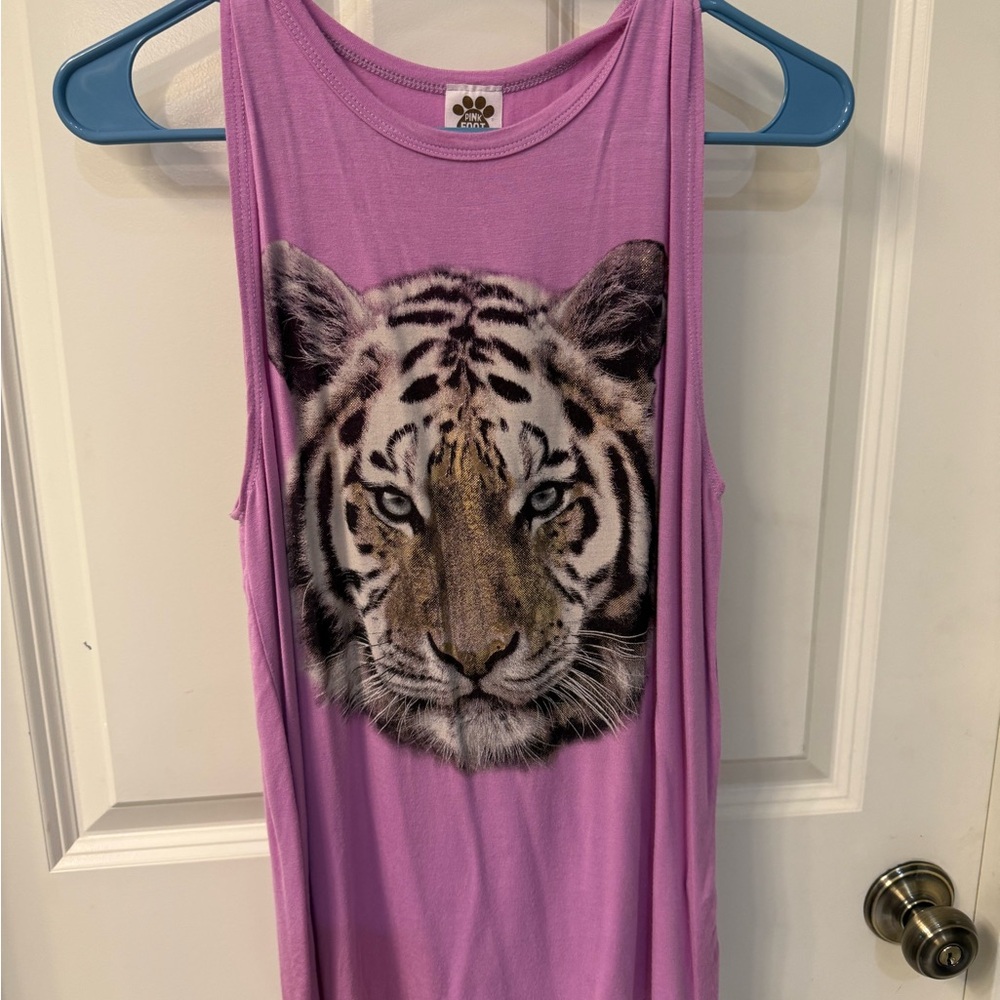 LSU Tiger Lavender Tank size Medium